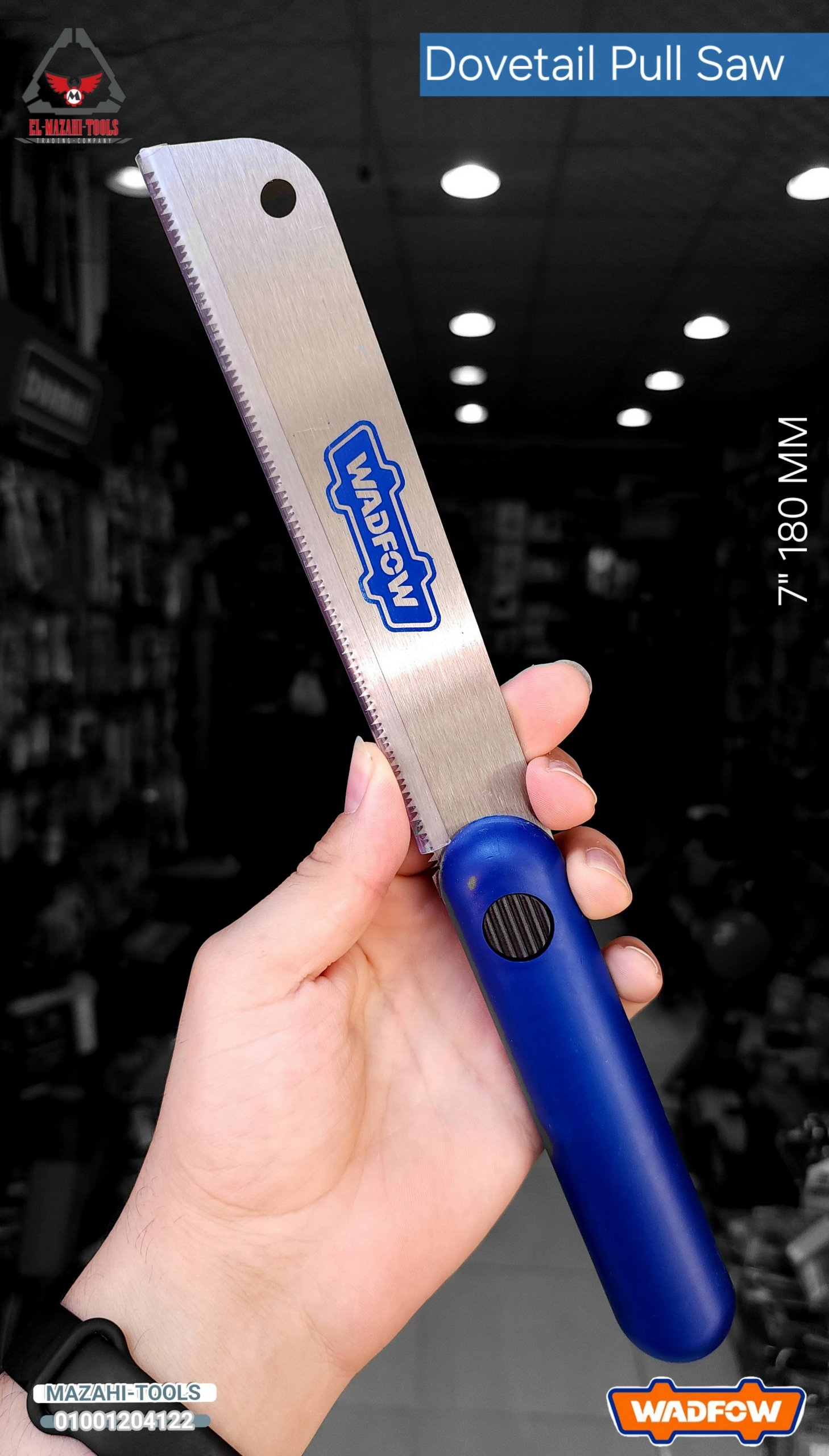 منشار سحب ميني م ياباني 7″ 180 مم من WADFOW