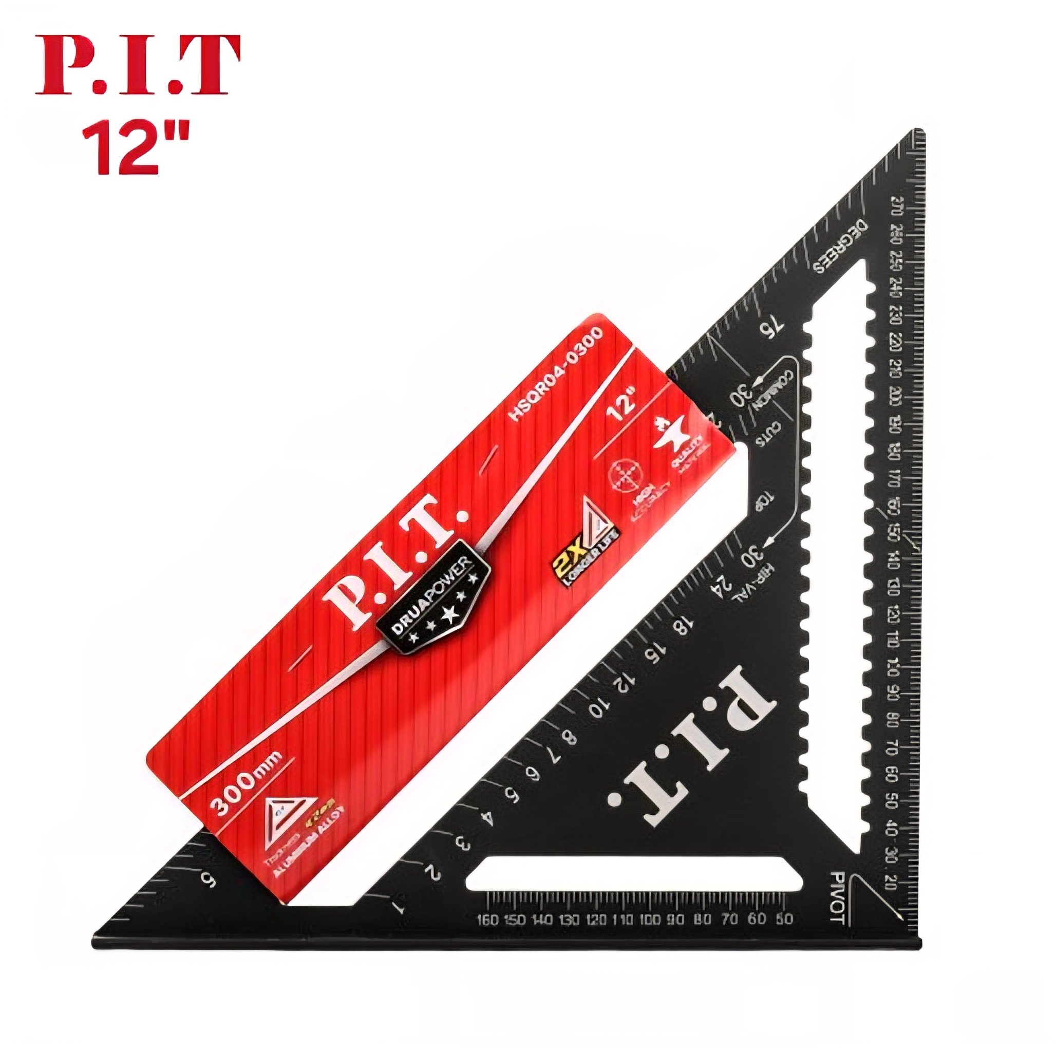 مثلث علام متعدد معدني كبير 12″ من PIT