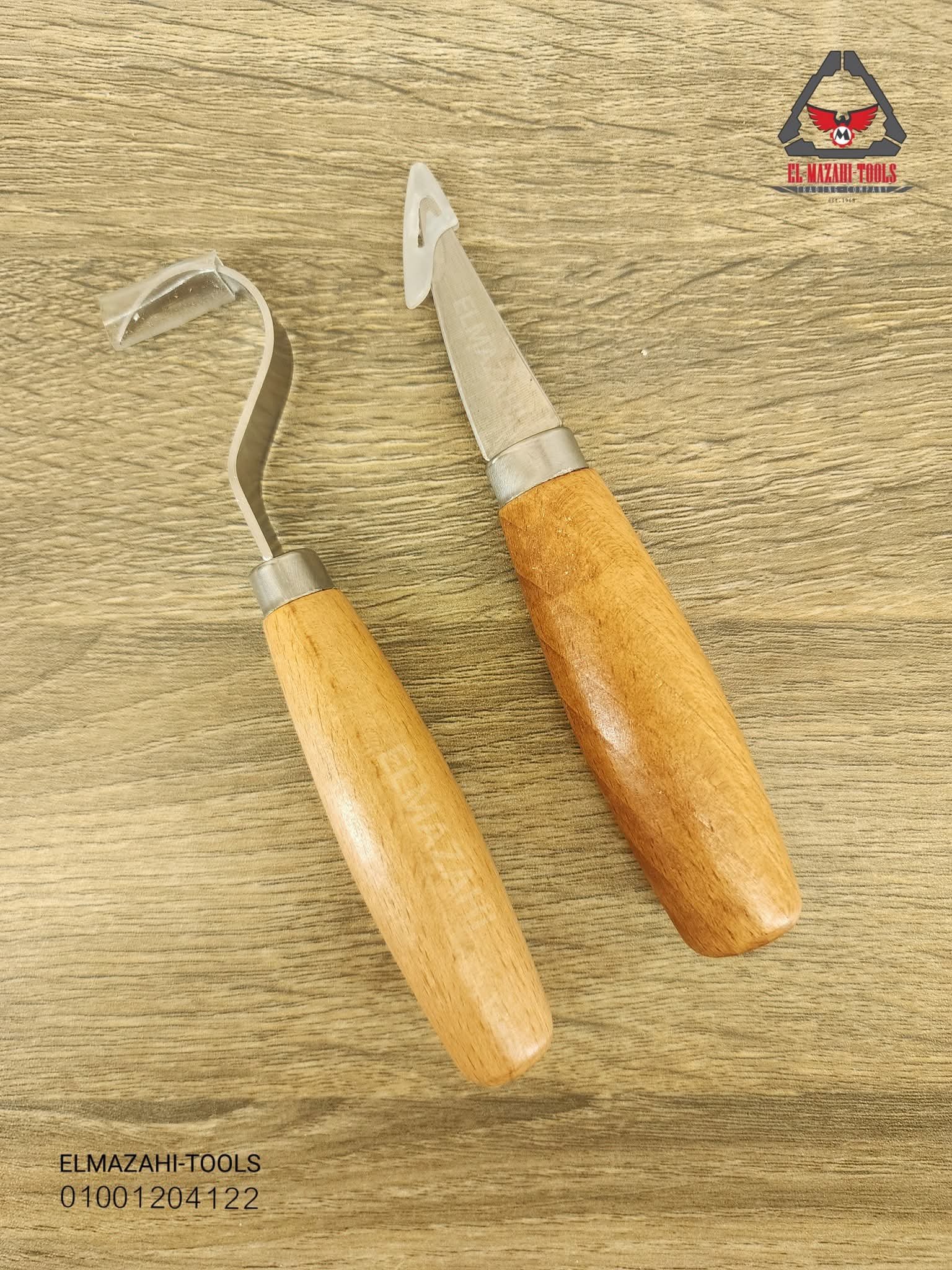 طقم 2 ق من أدوات نحت وتشكيل الاخشاب - الصورة 2