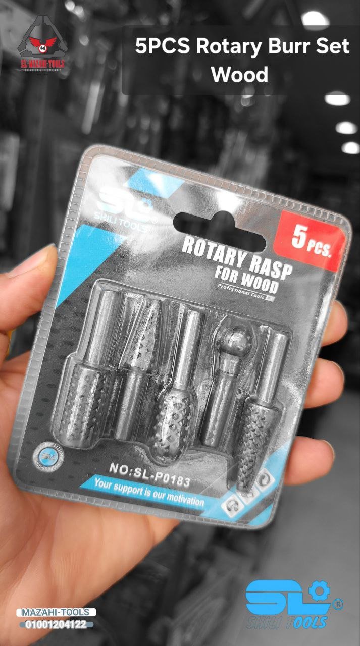 طقم بنط نحت خشابي 5 ق صلب من SHILITOOLS - الصورة 2