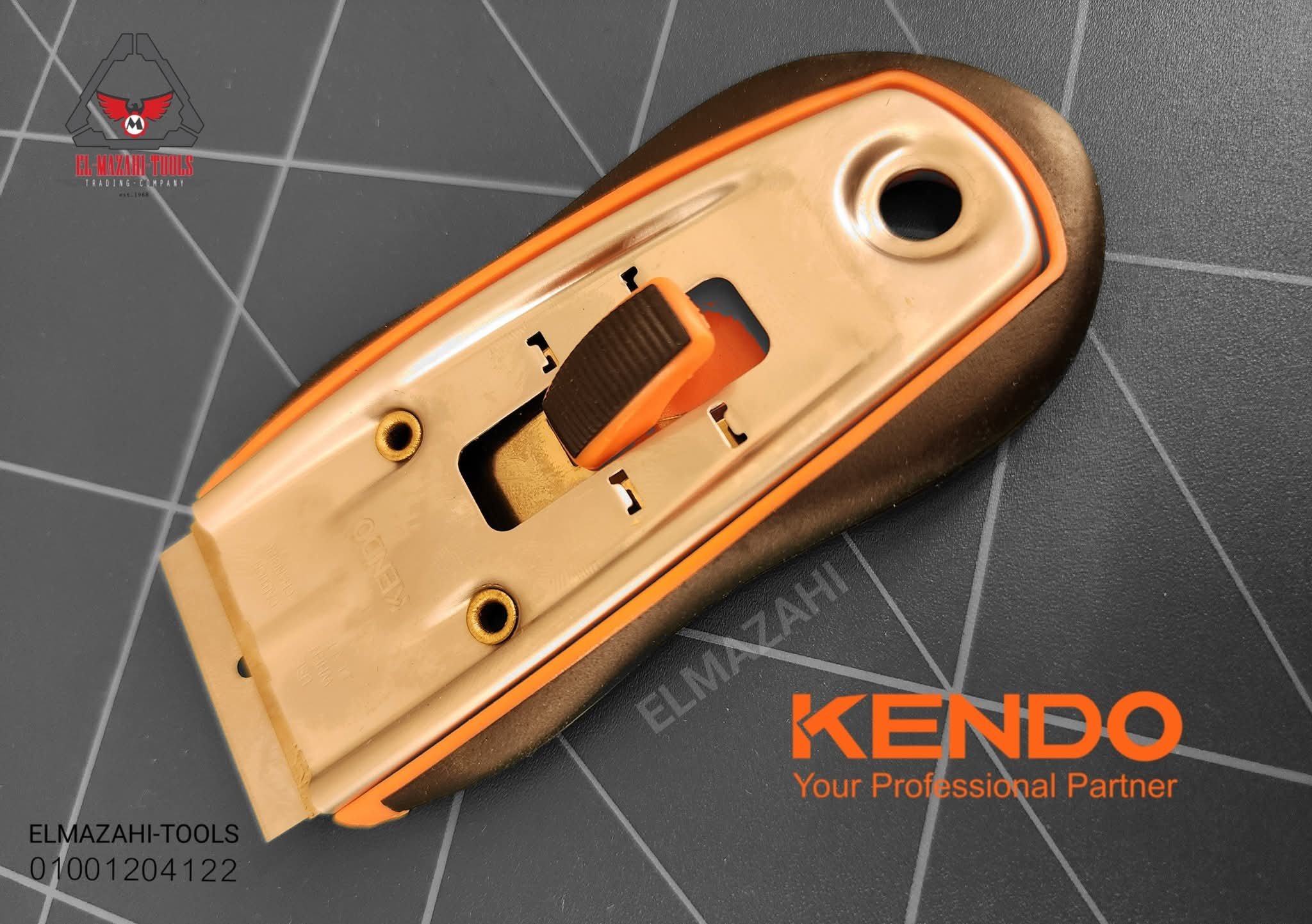 مقشطة معدن ميني لتنظيف الزجاج والاسطح الملساء من KENDO