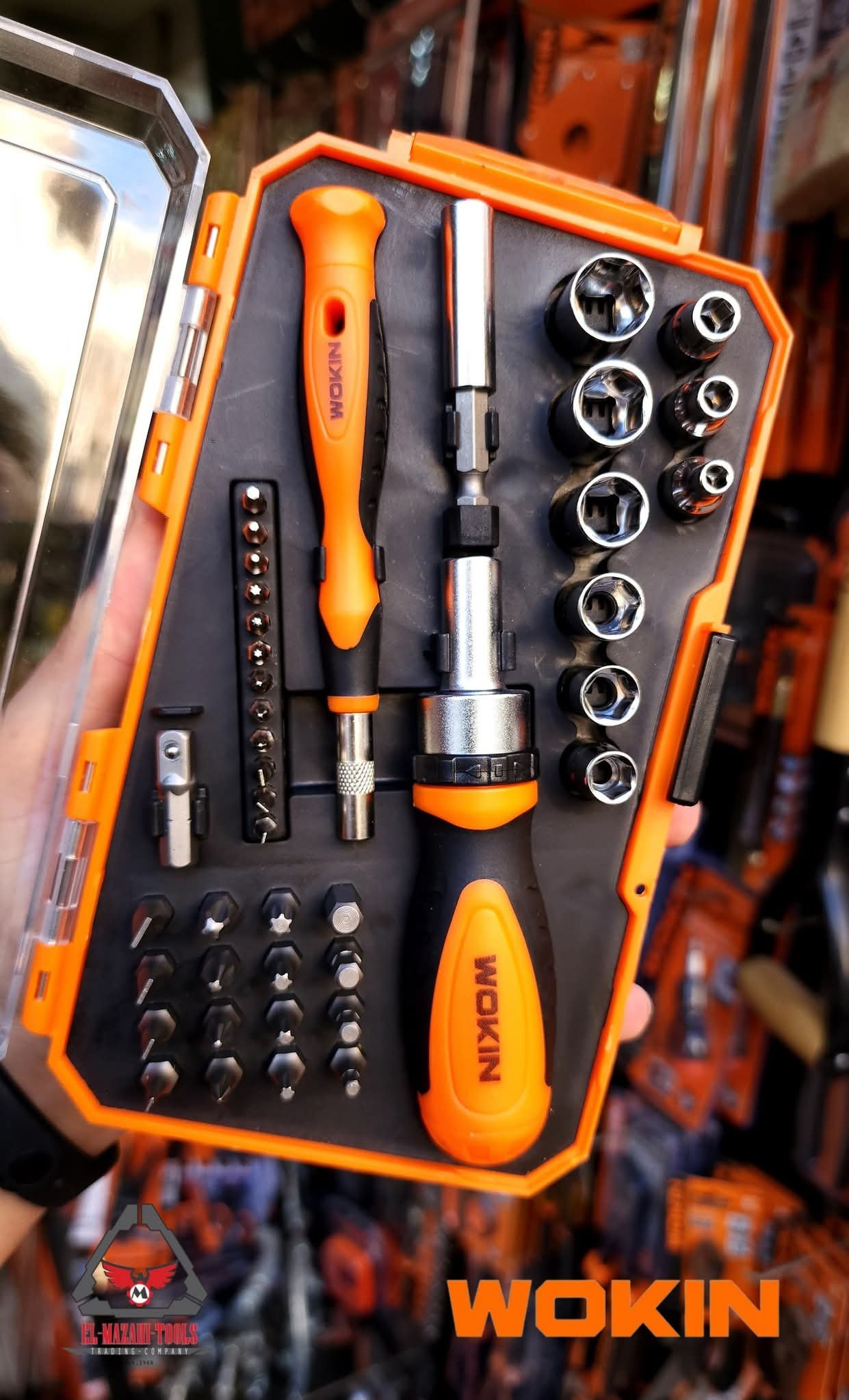 طقم مفك سيستم سنون ولقم 42 ق من WOKIN - الصورة 2