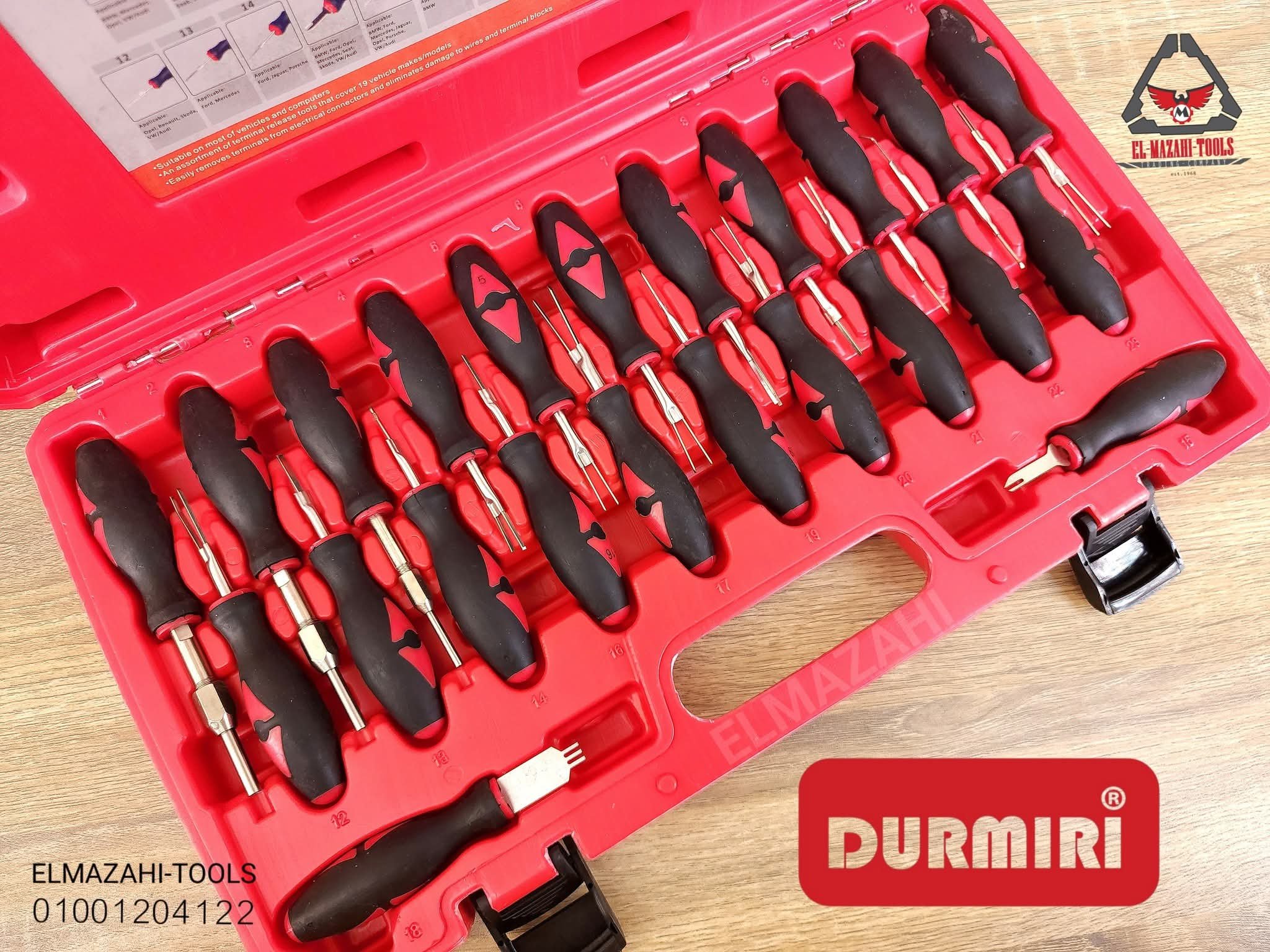 طقم مفك كليبسات وفيش الكهرباء للسيارة من DURMIRI - الصورة 6