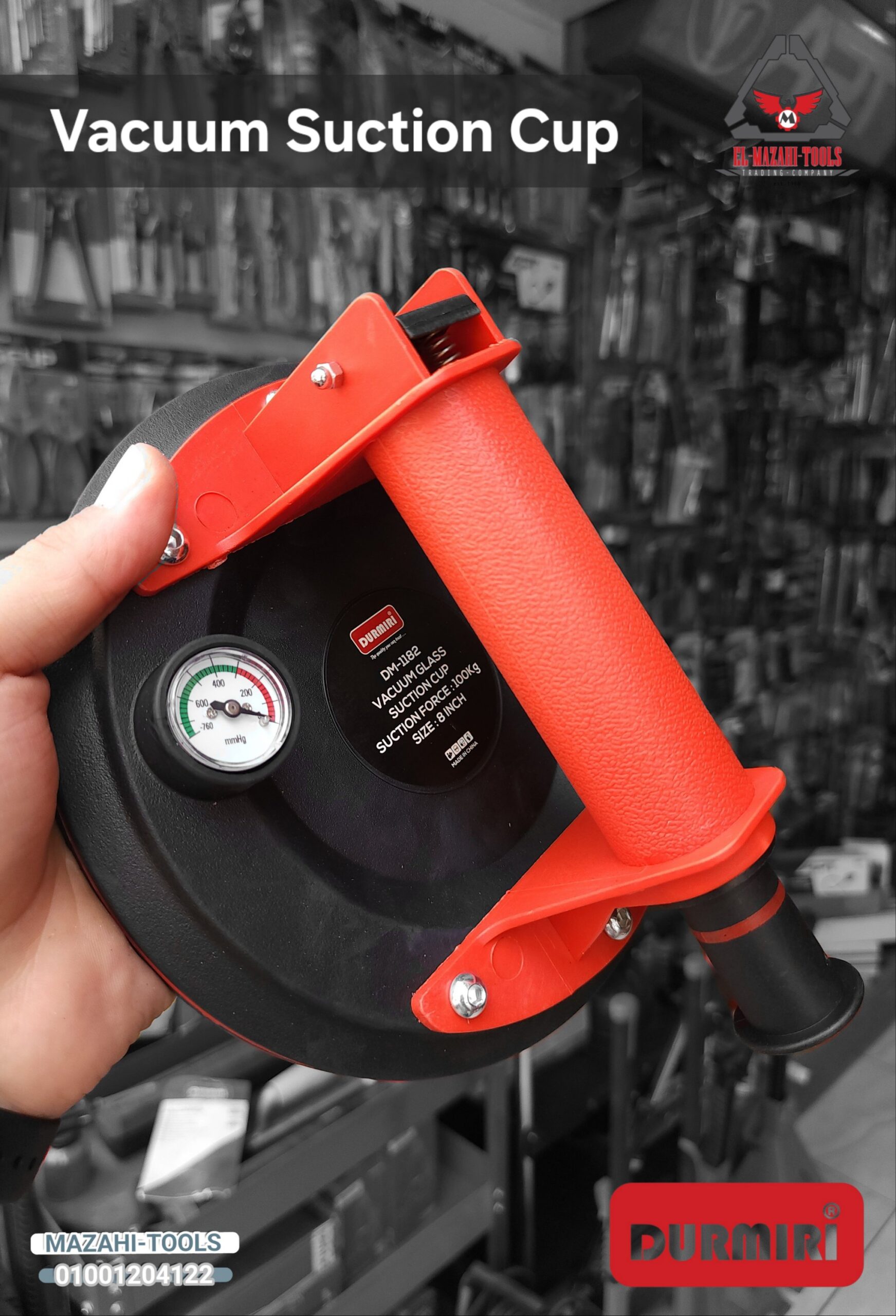 شفاط زجاج بمضخة هواء بقدرة 110 كيلو من DURMIRI - الصورة 2