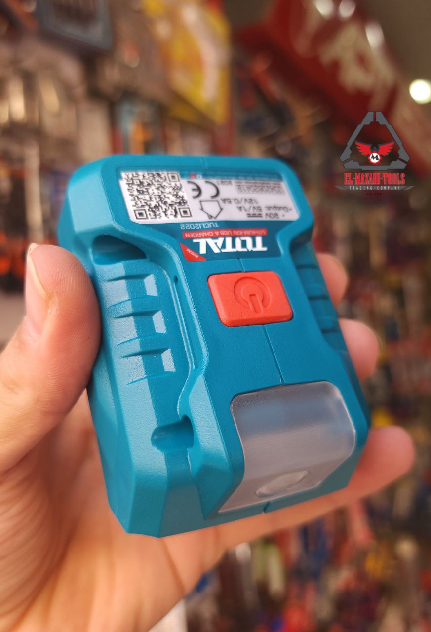 محول بطارية 20 فولت ل USB وكشاف من TOTAL - الصورة 2