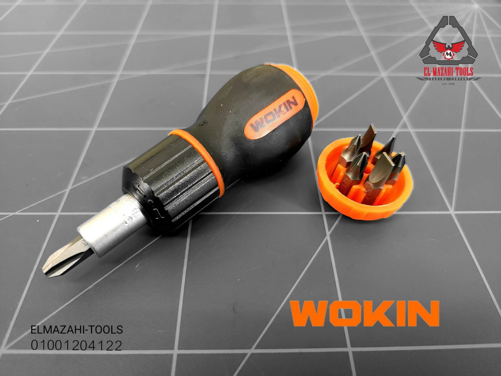 مفك اورمة سيستم اتجاهين بخزنة 7×1 من WOKIN - الصورة 2