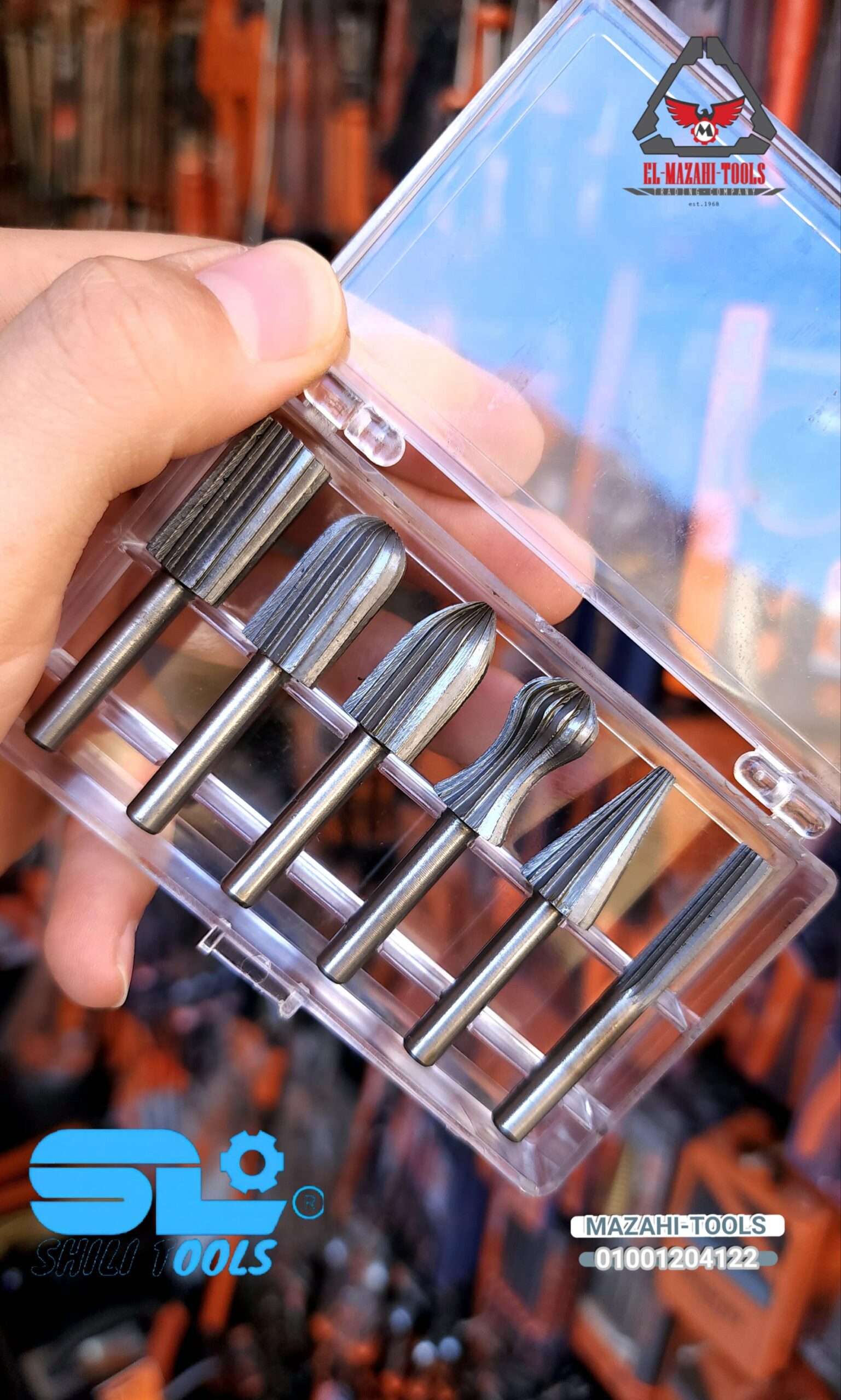 طقم بنط نحت 6 ق 6 مم الماظ كربيد - للمعادن والأخشاب من SHILITOOLS - الصورة 2