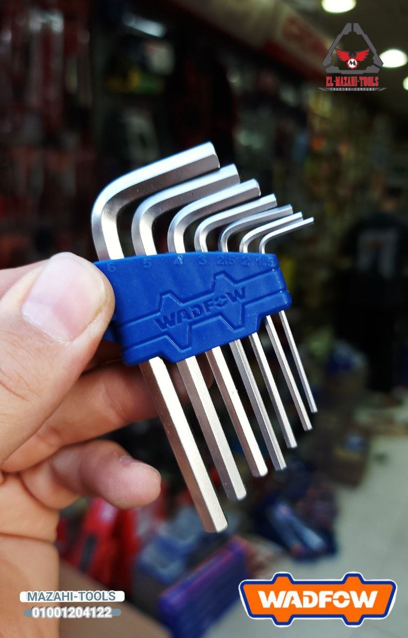 طقم الن سداسي قصير 7 ق 1.5 - 6 مم من WADFOW - الصورة 2