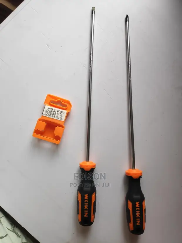 طقم مفك طويل 2 ق + - خدمة شاقة من WOKIN - الصورة 2