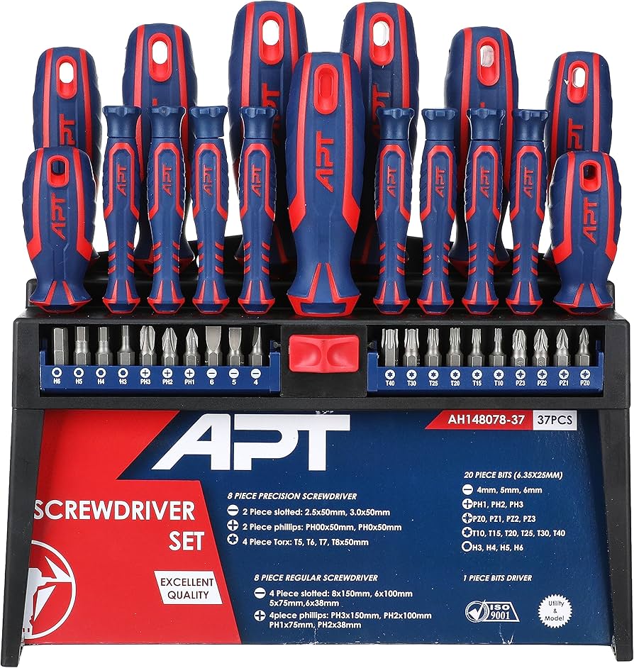 طقم مفك وسنون 37 ق يد كاوتش متعدد استاند من APT - الصورة 2