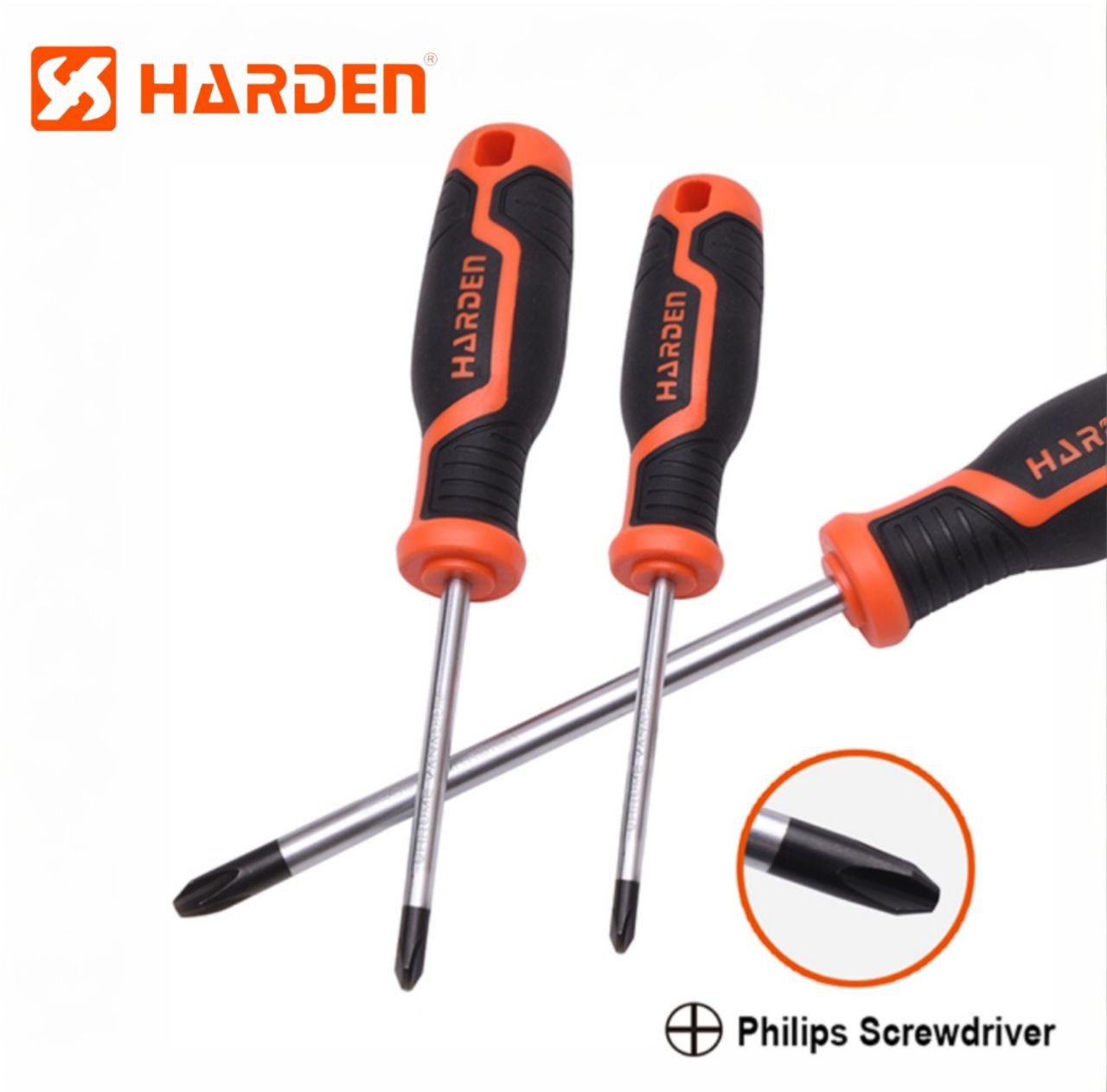 مفك صليبة PH يد فايبر مقاسات من HARDEN | المزاحي لتجارة العدد