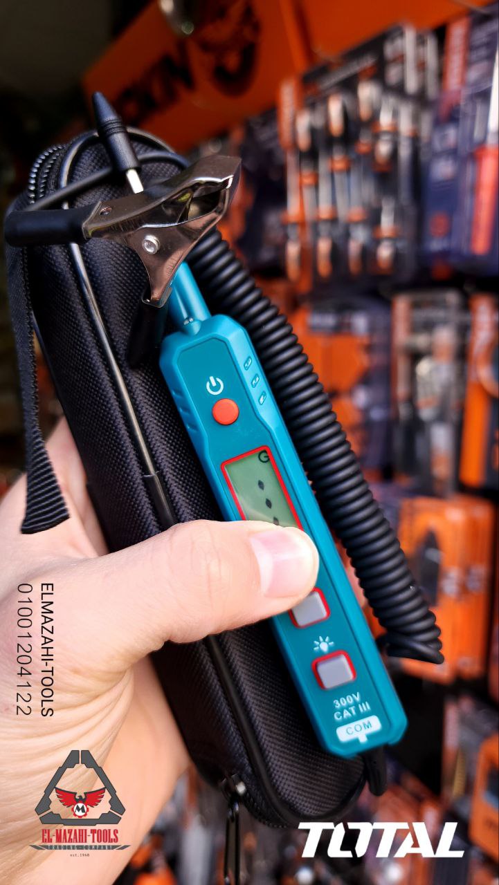 تست دوائر ديجيتال 1-100 فولت للسيارات من TOTAL - الصورة 2