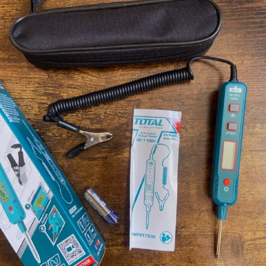 تست دوائر ديجيتال 1-100 فولت للسيارات من TOTAL - الصورة 3