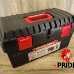 شنطة عدة بلاستيك 17" غطاء داخلي بفواصل من PRIDE