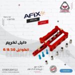 دليل تخريم الكوايل المعدني 6-8-10 مم