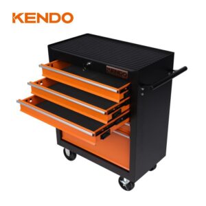 تروللي عدة 5 درج بمفتاح وسطح عمل من KENDO