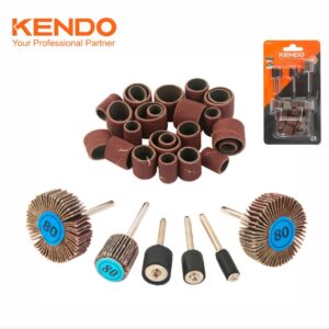 طقم اكسسوار صنفرة وفرش 30 ق ميني كرافت من KENDO