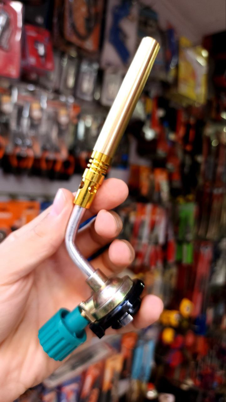 رأس بشبوري غاز نحاس رفيع ولاعة بدون الغاز من POWER ACTION - الصورة 3