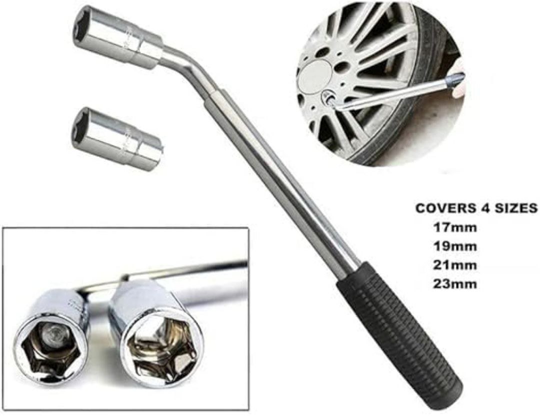 مفتاح عجل 1/2" تلسكوبي 4 مقاسات متحرك - الصورة 4