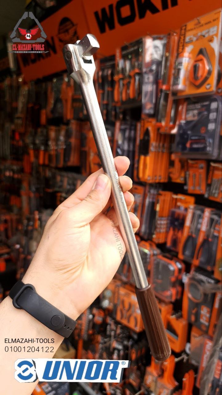 يد لقم رأس متحركة 1/2" طول 380 مم من UNIOR - الصورة 2