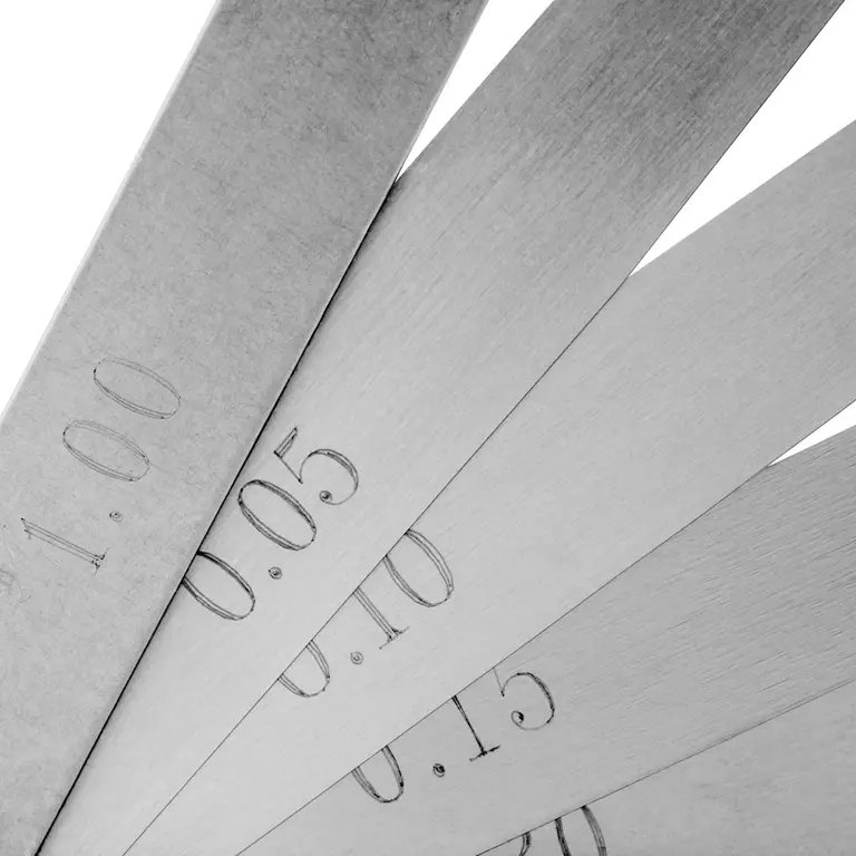 طقم فيلر قياس 20 شريحة معدني من RONIX - الصورة 3