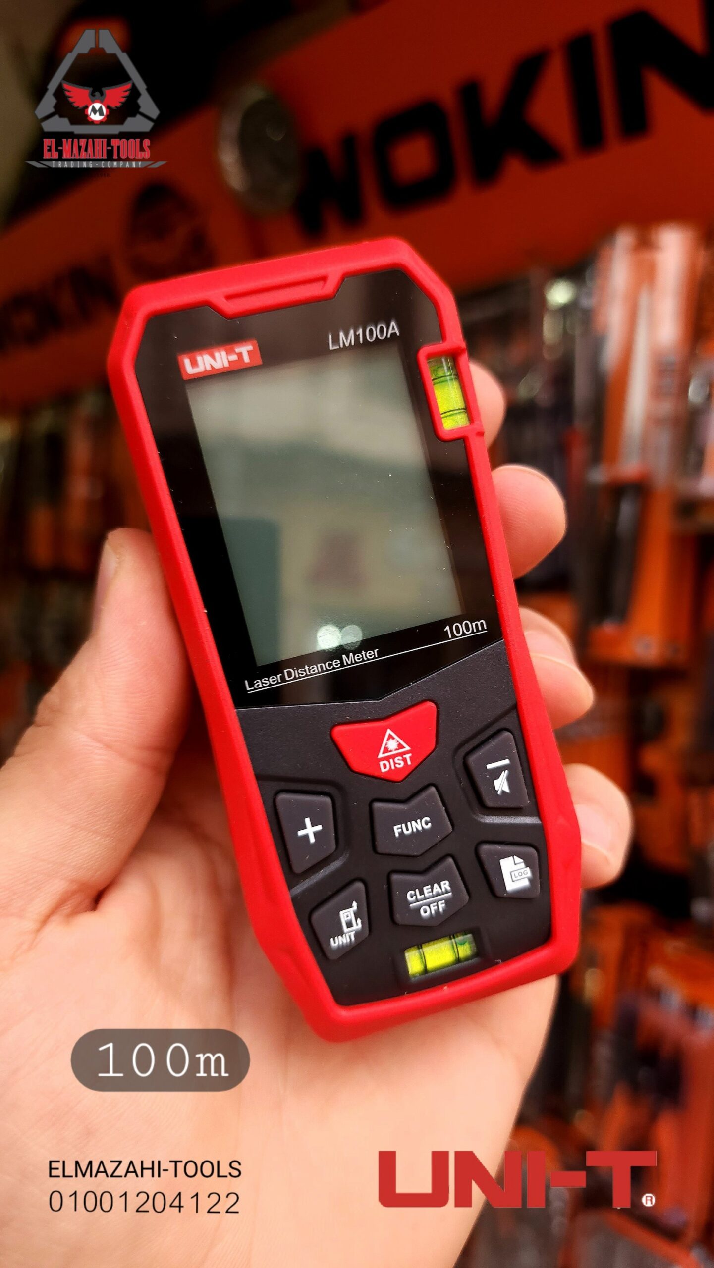 متر قياس ليزر 100 م بذاكرة من UNI-T - الصورة 2