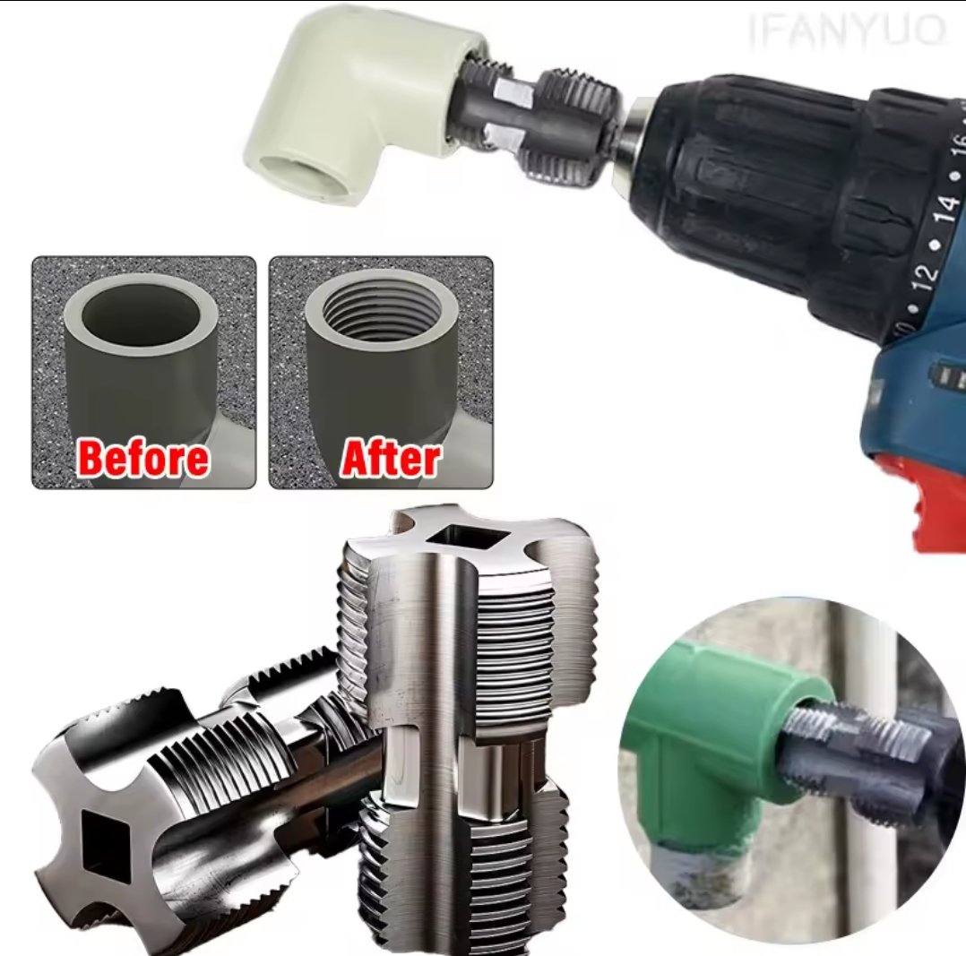 بنطة قلاوظ سن داخلي لمواسير بولي 20/25 مم - الصورة 3