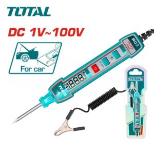 تست دوائر كهربائية للسيارات ديجيتال 1-100 فولت من TOTAL