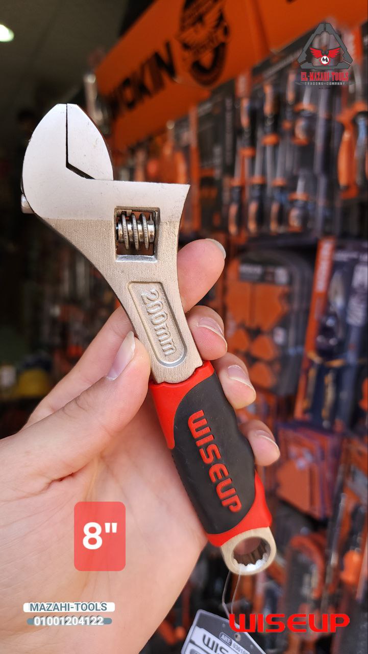 مفتاح فرنساوي يد عازل مدرج خدمة شاقة من WISEUP - الصورة 4