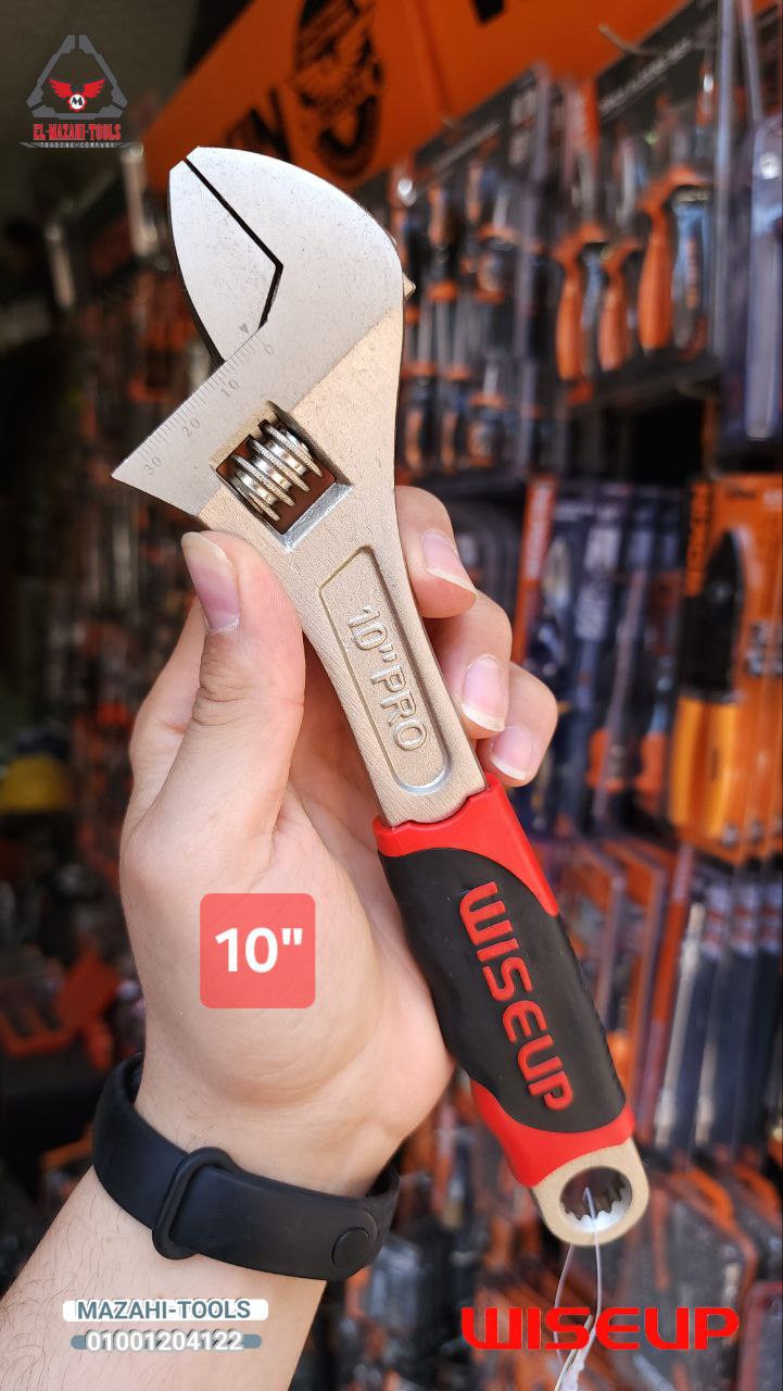 مفتاح فرنساوي يد عازل مدرج خدمة شاقة من WISEUP - الصورة 3