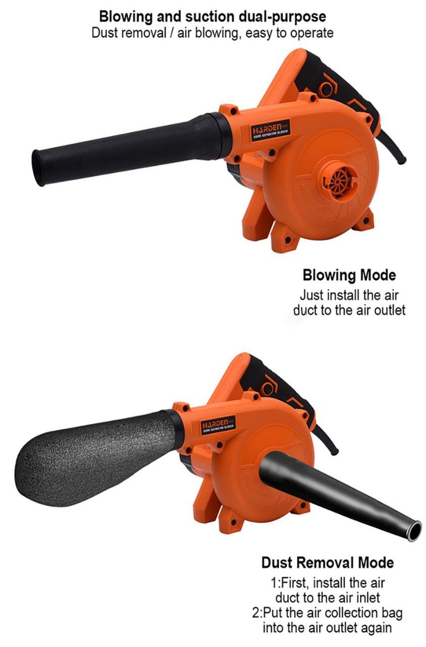 بلاور هواء 600 وات سرعات شفط وطرد من HARDEN - الصورة 2