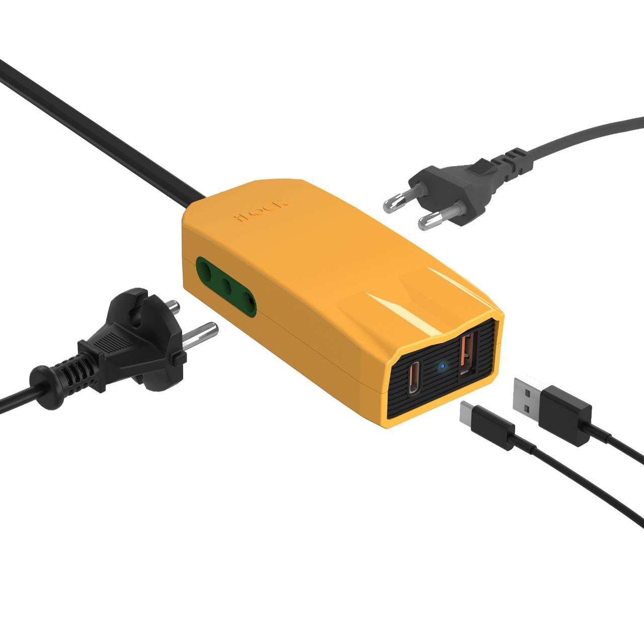 مشترك وشاحن متعدد ميني 1.5 متر من ILOCK - الصورة 2