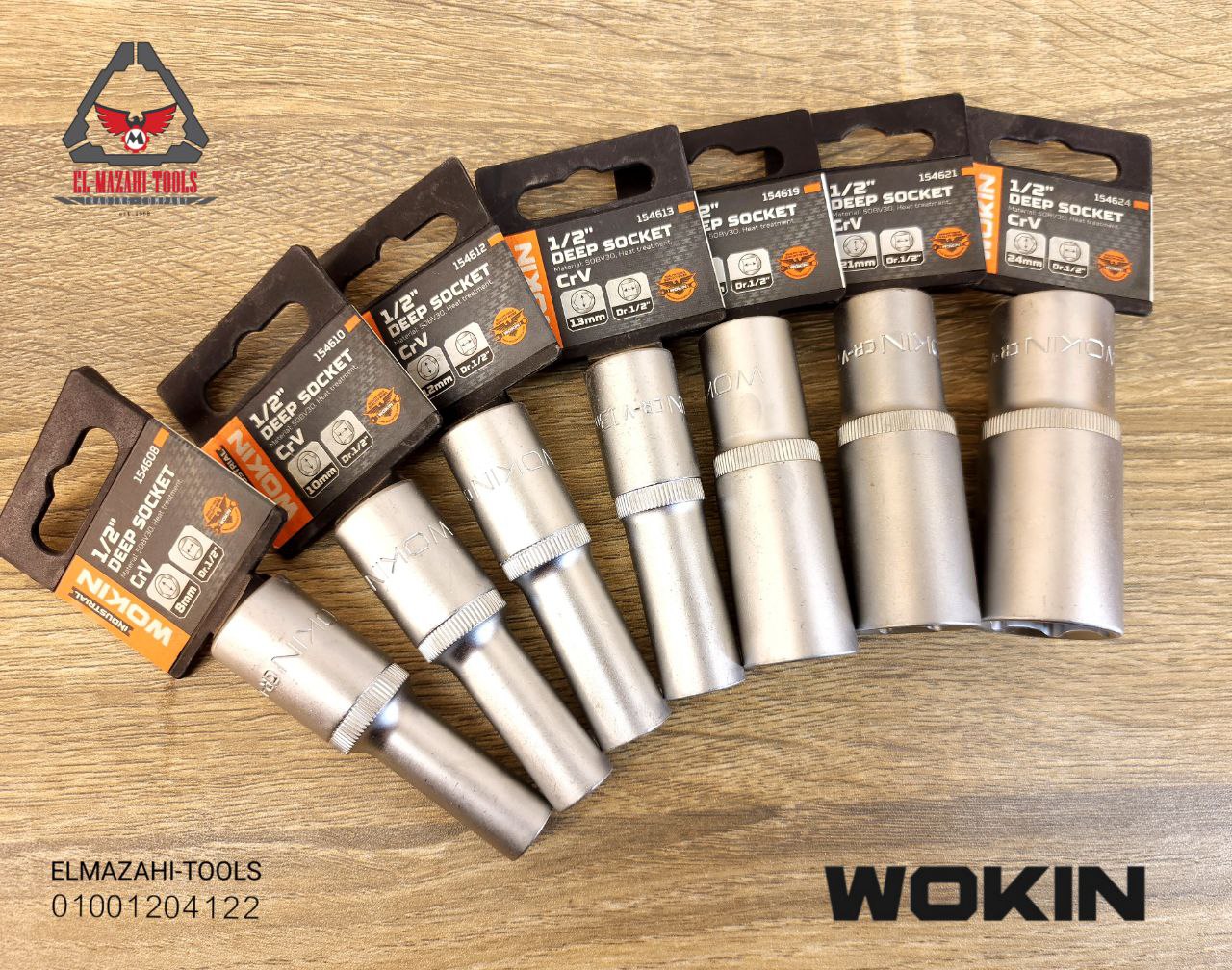 لقم رباط 1/2" نيكل طويلة H.D من WOKIN متاح من المقاسات - الصورة 2