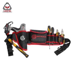 حزام وسط 6 فتحة بجراب دريل من H&E ROCK