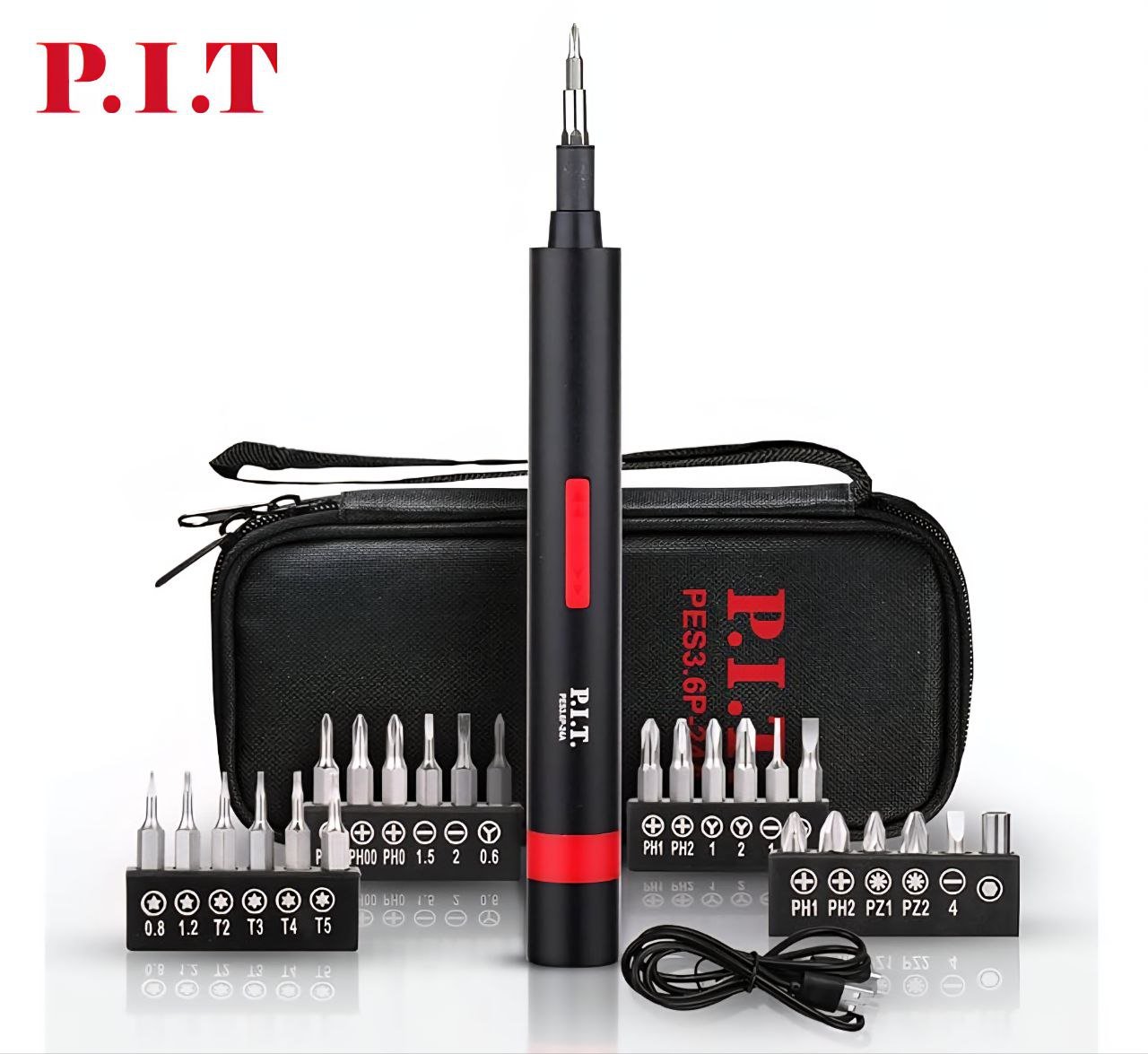 مفك بطارية قلم 3.6 فولت مع 24 ق اتجاهين من PIT