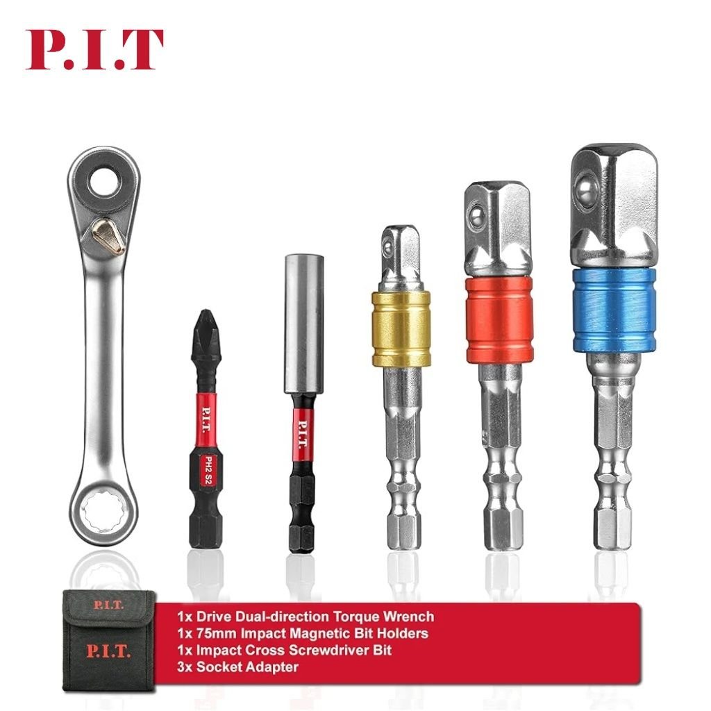 طقم سيستم متعدد وصلات وادابتور ومفتاح راتشة من PIT