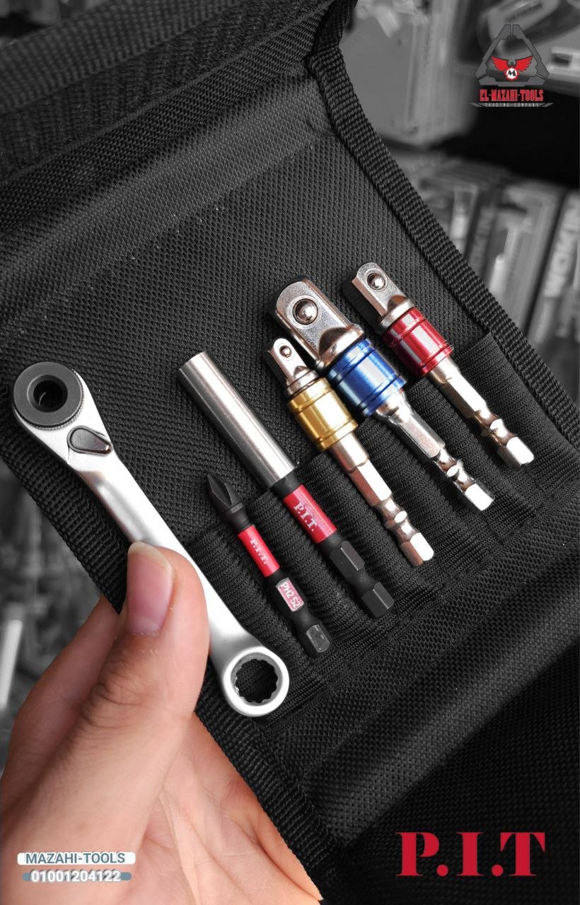 طقم سيستم متعدد وصلات وادابتور ومفتاح راتشة من PIT - الصورة 2
