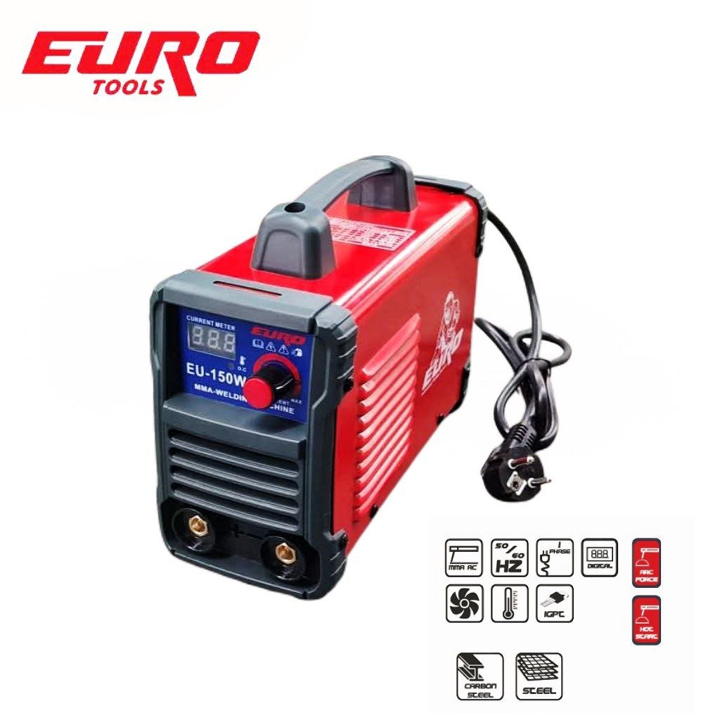 ماكينة لحام شنطة ميني 120 امبير بالمشتملات من EURO