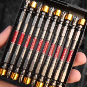 سن مفك صليبة بمغناطيس 110 مم اتجاهين S2 من BULLTOTEM