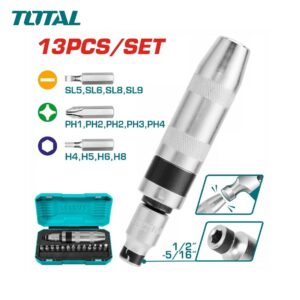 طقم مفك دق ايزي اوت 13 ق من TOTAL