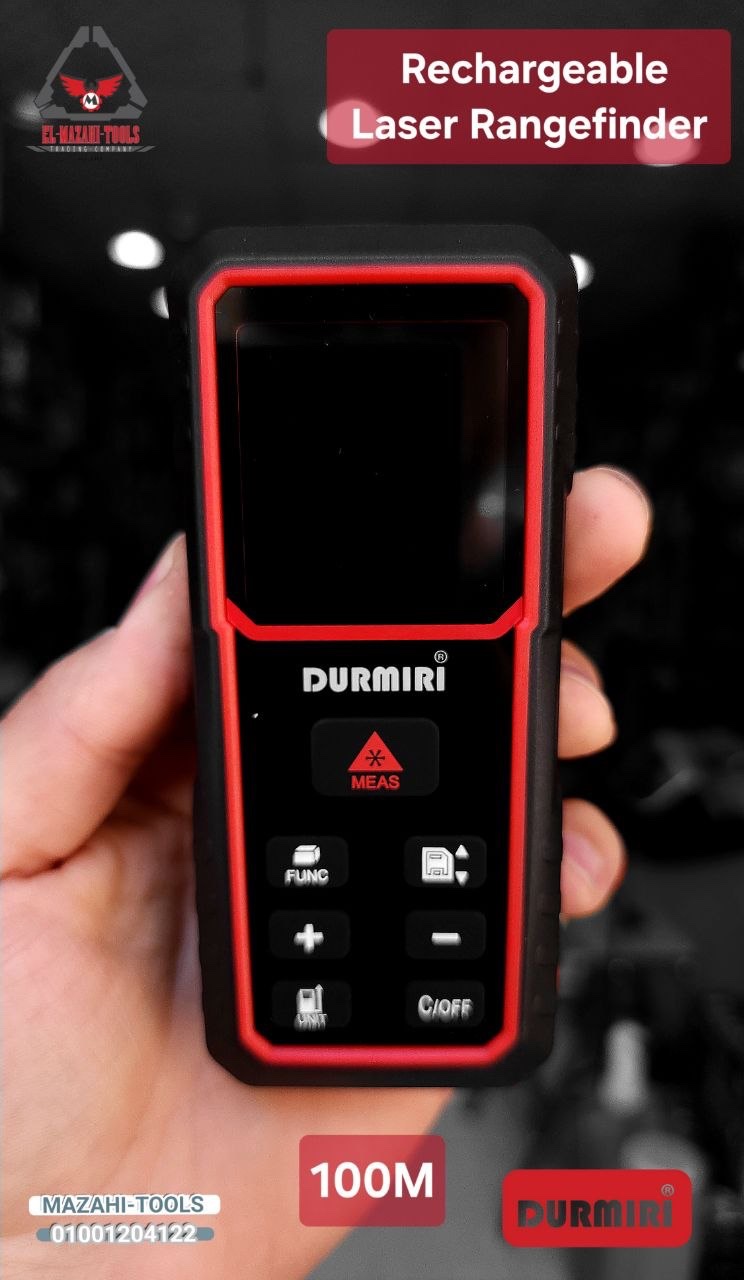 متر ليزر 100 م ذاكرة شحن Type-C من DURMIRI
