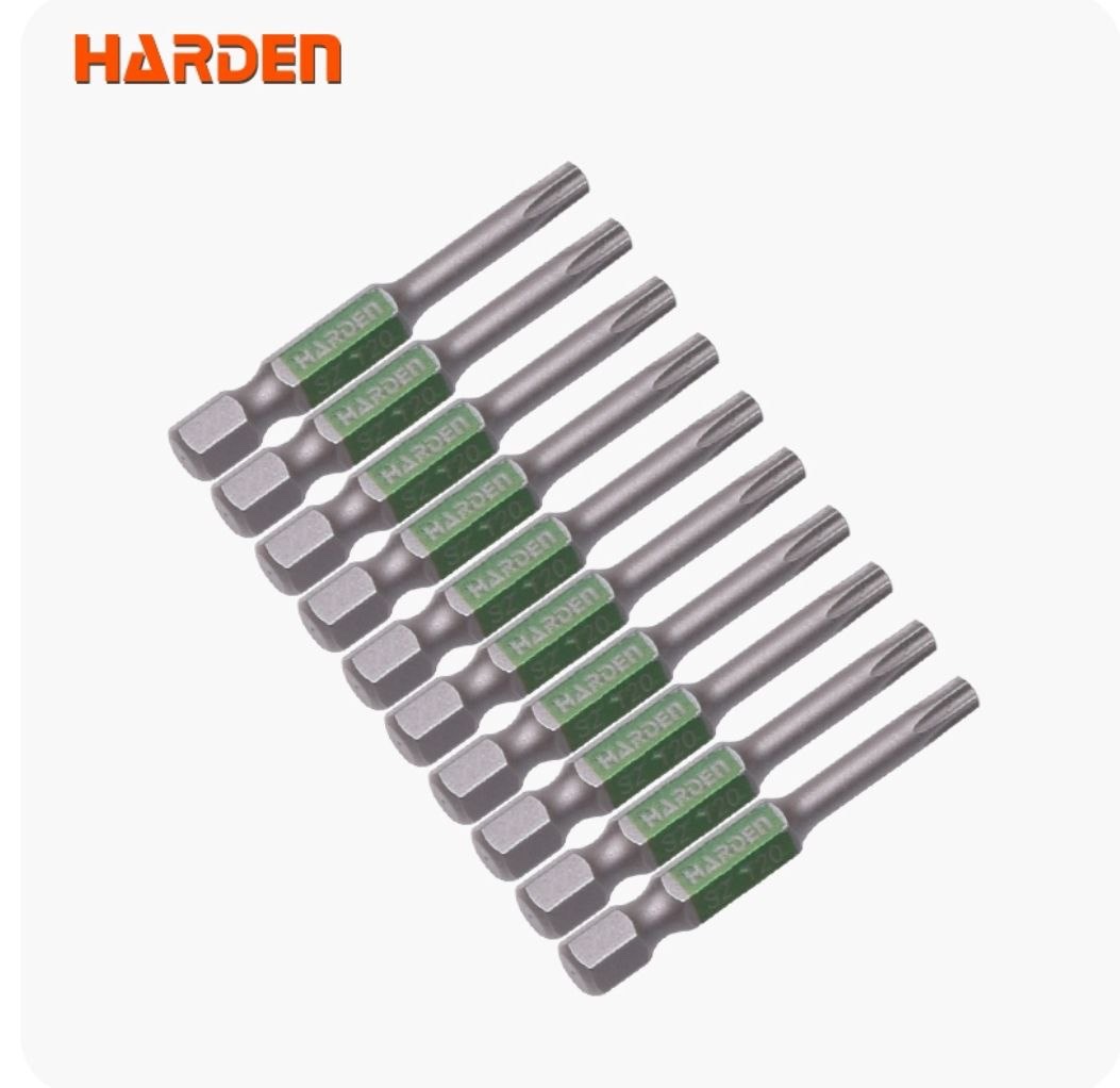 سن مفك الن نجمة طول 50 مم S2 كعب hex من HARDEN
