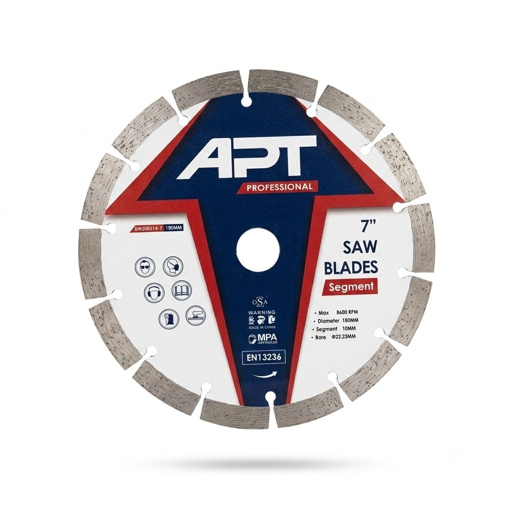 صنية الماظ 7″ مفتوحة حوائط وسيراميك من APT