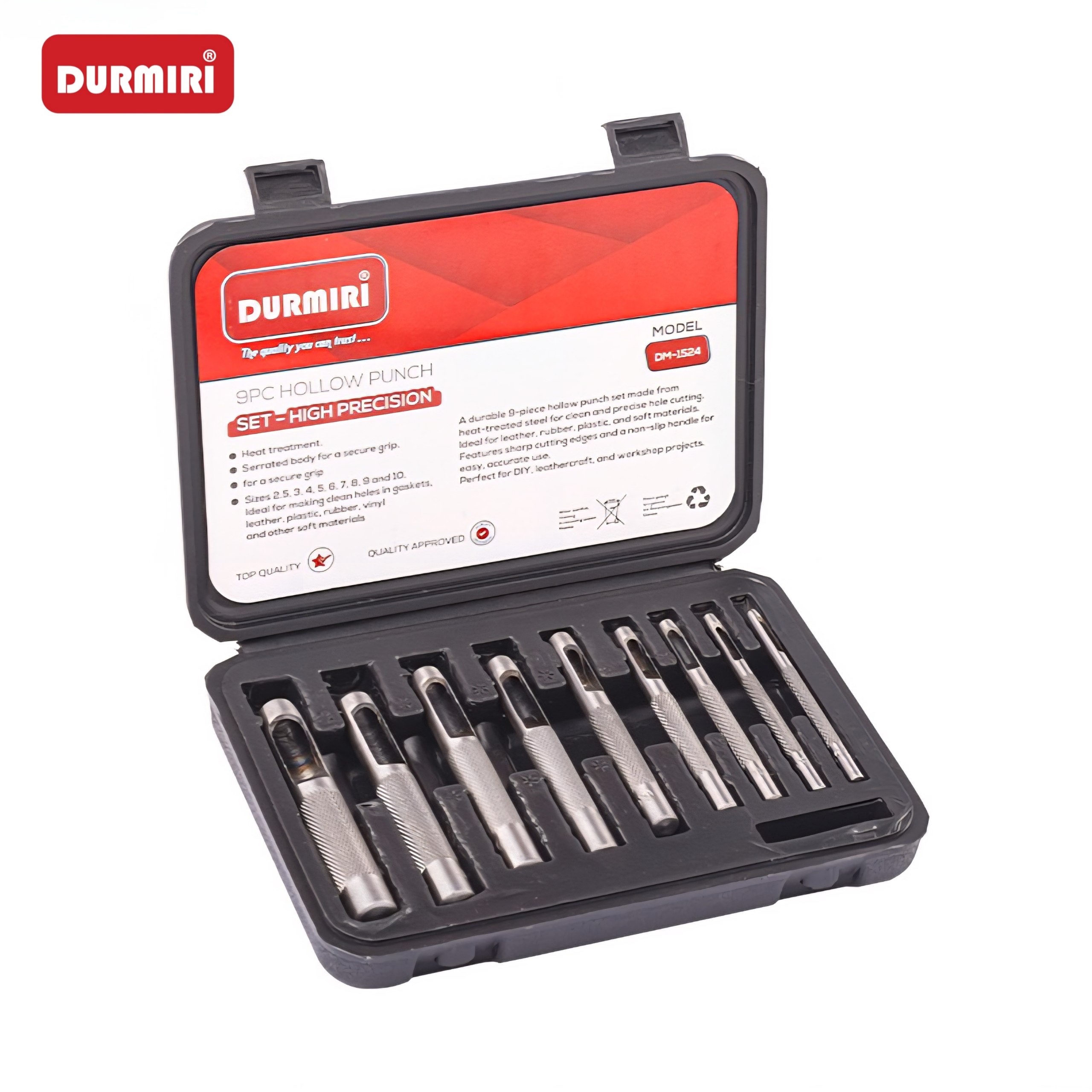 طقم تخريم جوانات 9 ق من DURMIRI