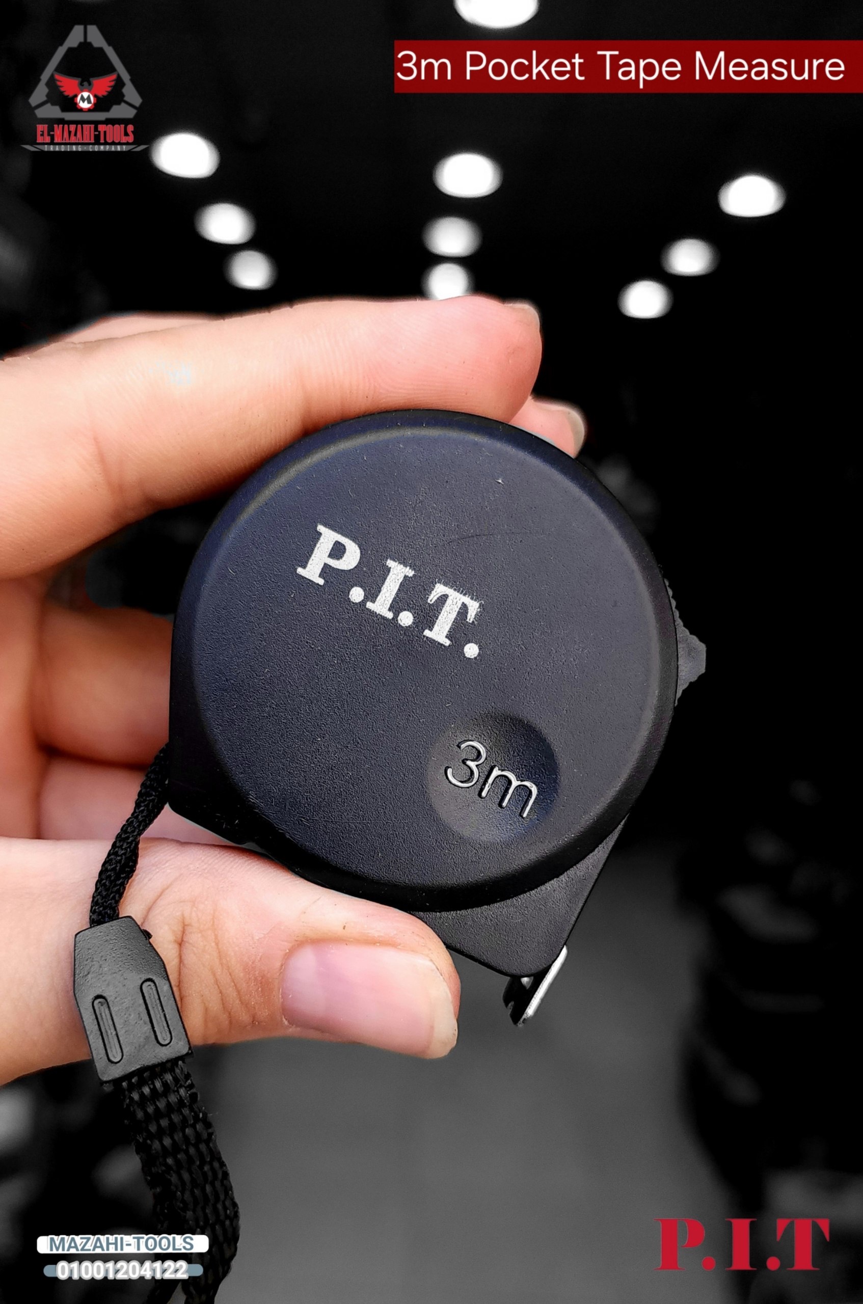 متر قياس ميني للجيب 3 م من PIT